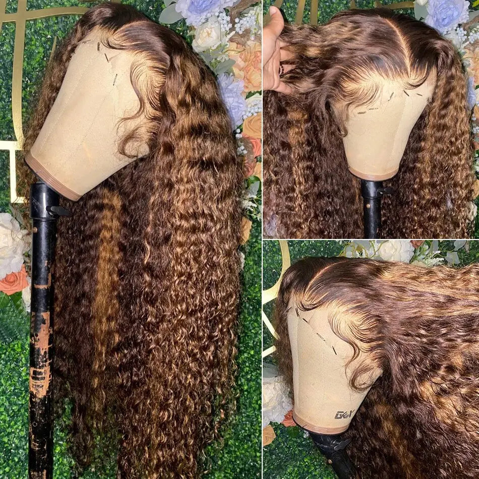 30 32 Inch Highlight Ombre Lace Wig - SN Wigs & More