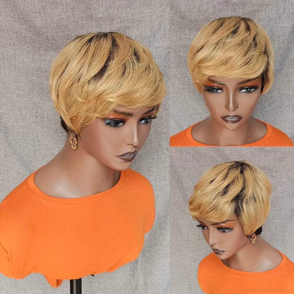 613 Short Bob Pixie Cut Wig - SN Wigs & More