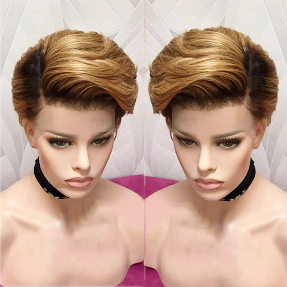 Chinese Remy Straight Short Human Hair - SN Wigs & More