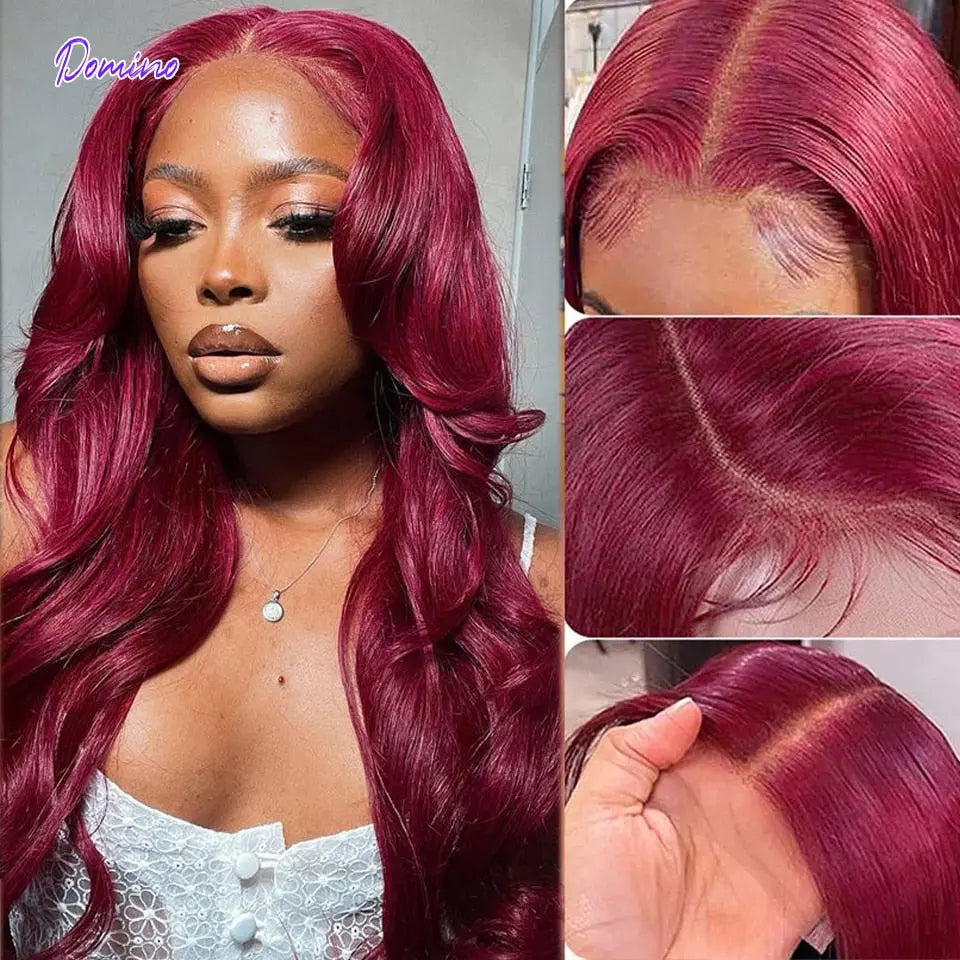 Burgundy Lace Front Wigs For Women - SN Wigs & More