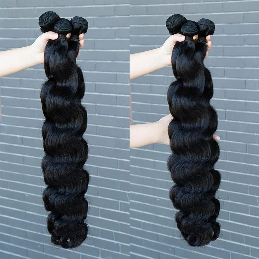 Loose Body Wave Bundles Human Hair - SN Wigs & More