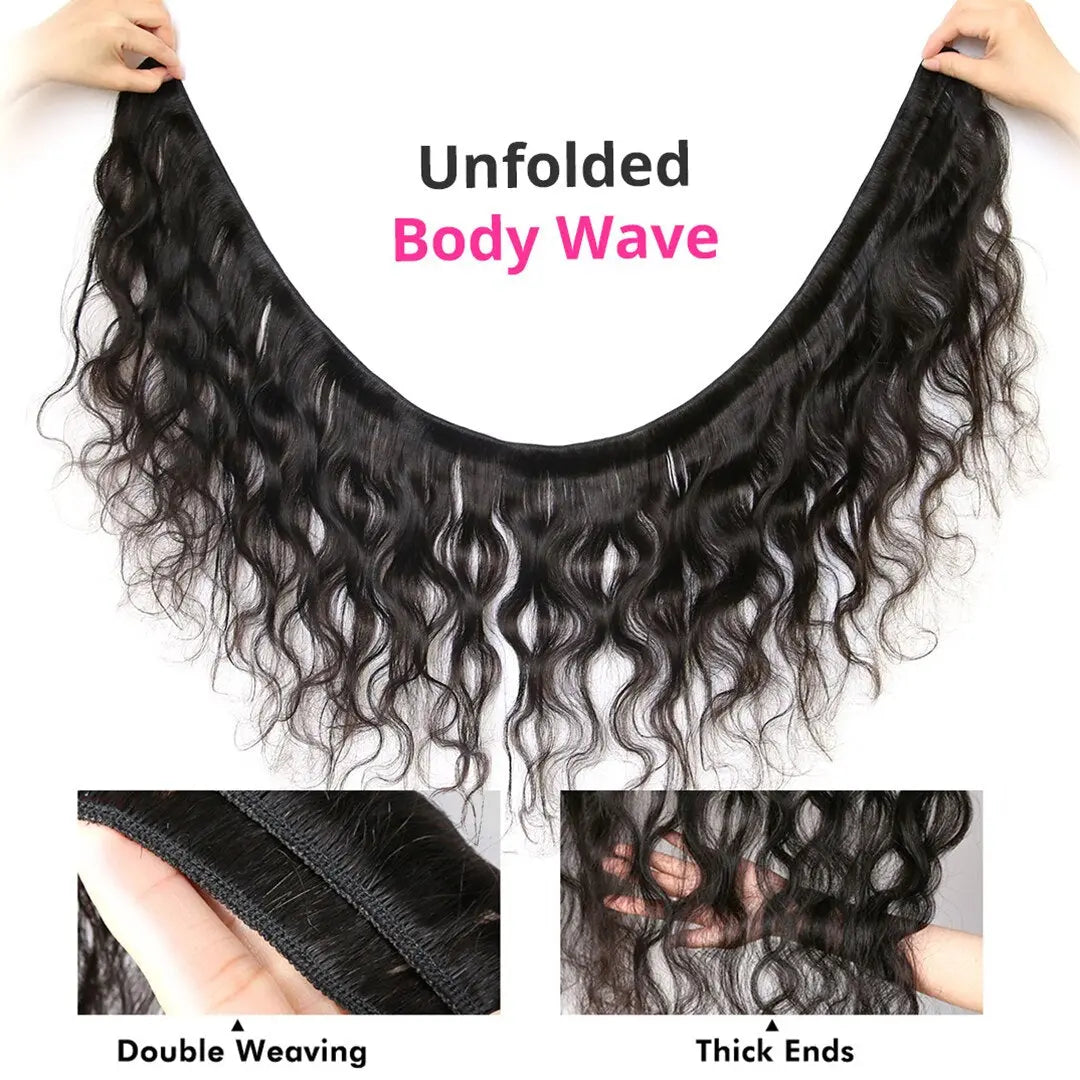 Body Wave 30 40 Inch Tissage Remy Hair - SN Wigs & More