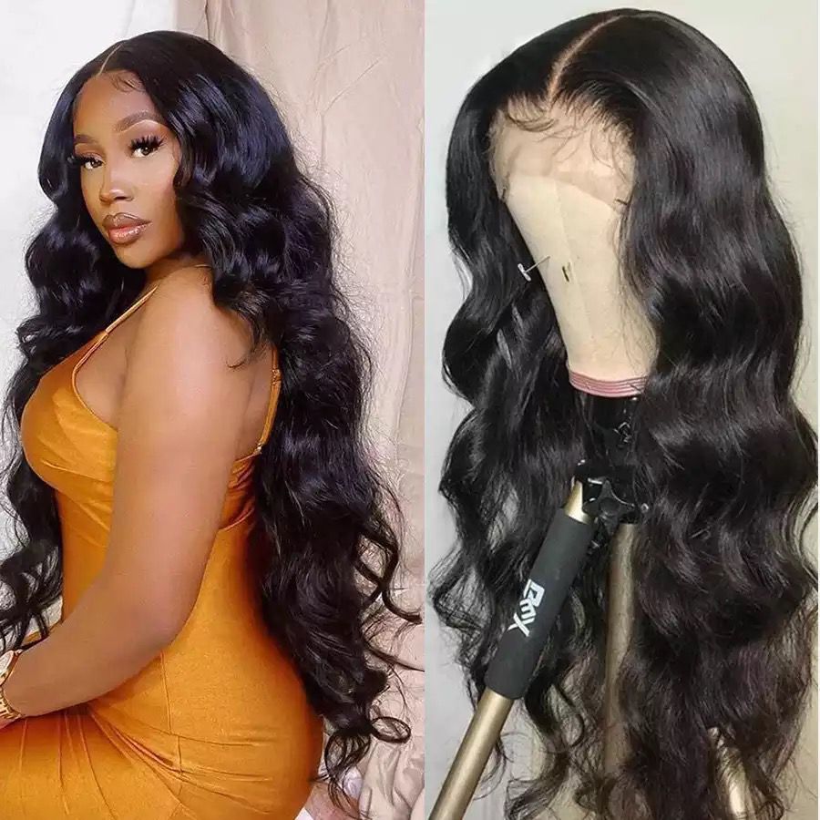 250% Brown Transparent Lace Front Human Hair Wigs Body Wave Lace Front Wig Glueless Colored Brown Lace Front Wig 13x6x1 Wig - SN Wigs & More