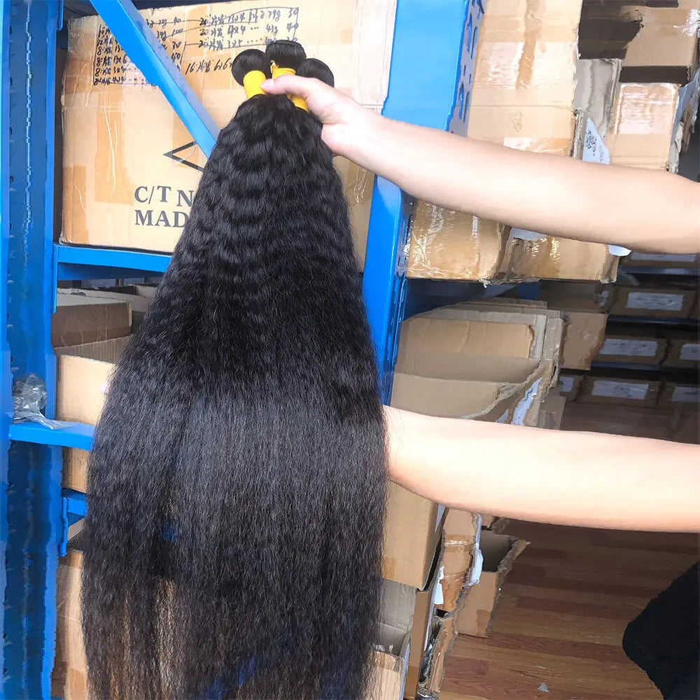 Kinky Straight Peruvian Hair Weave - SN Wigs & More