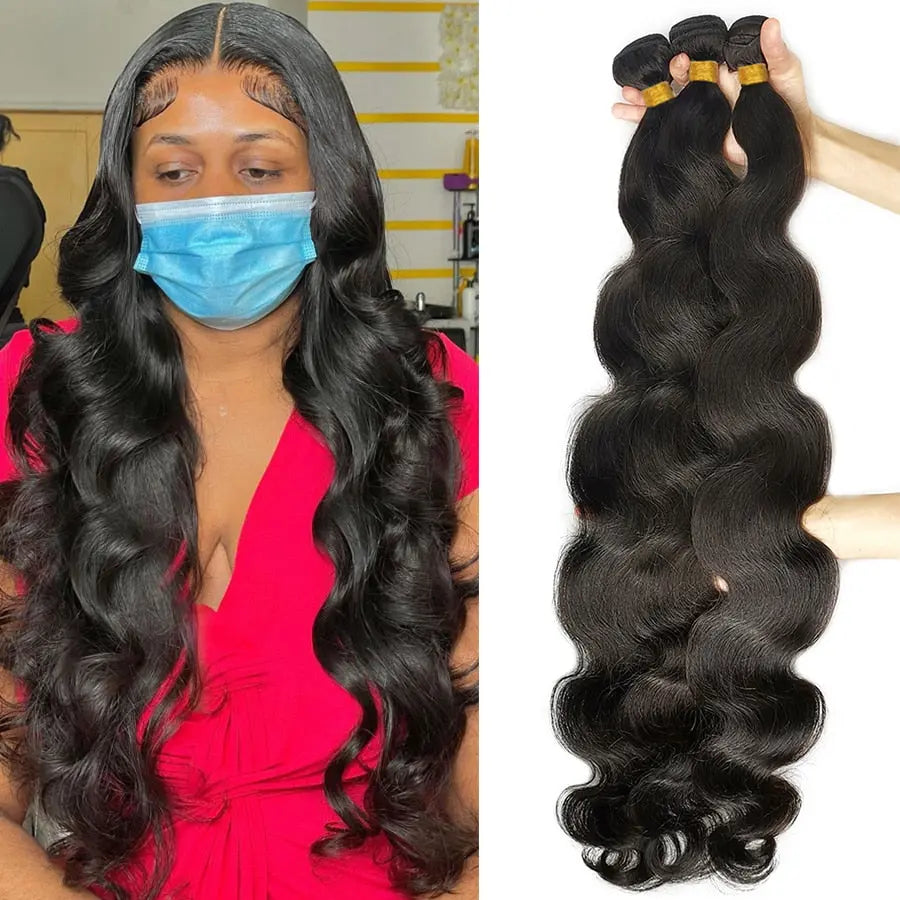 Loose Body Wave Bundles Human Hair - SN Wigs & More