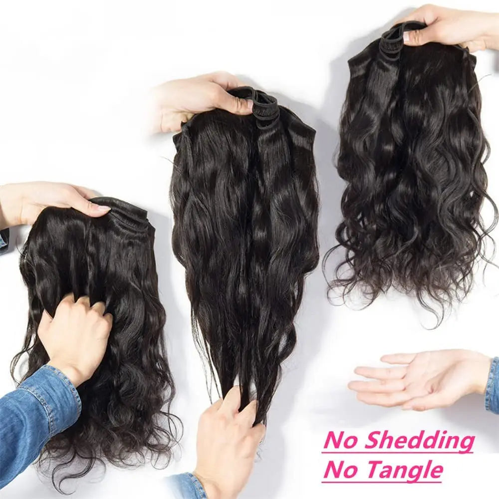 Body Wave Bundles With Closure - SN Wigs & More