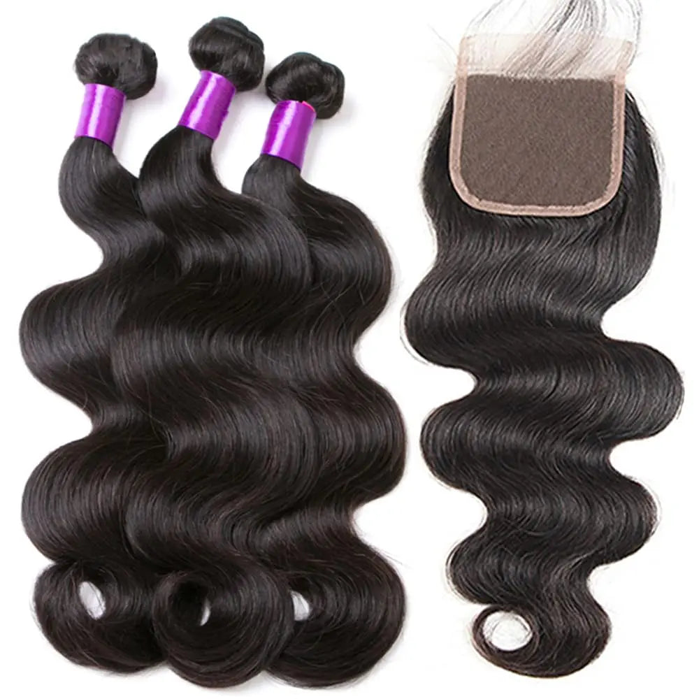 Body Wave Bundles With Closure - SN Wigs & More