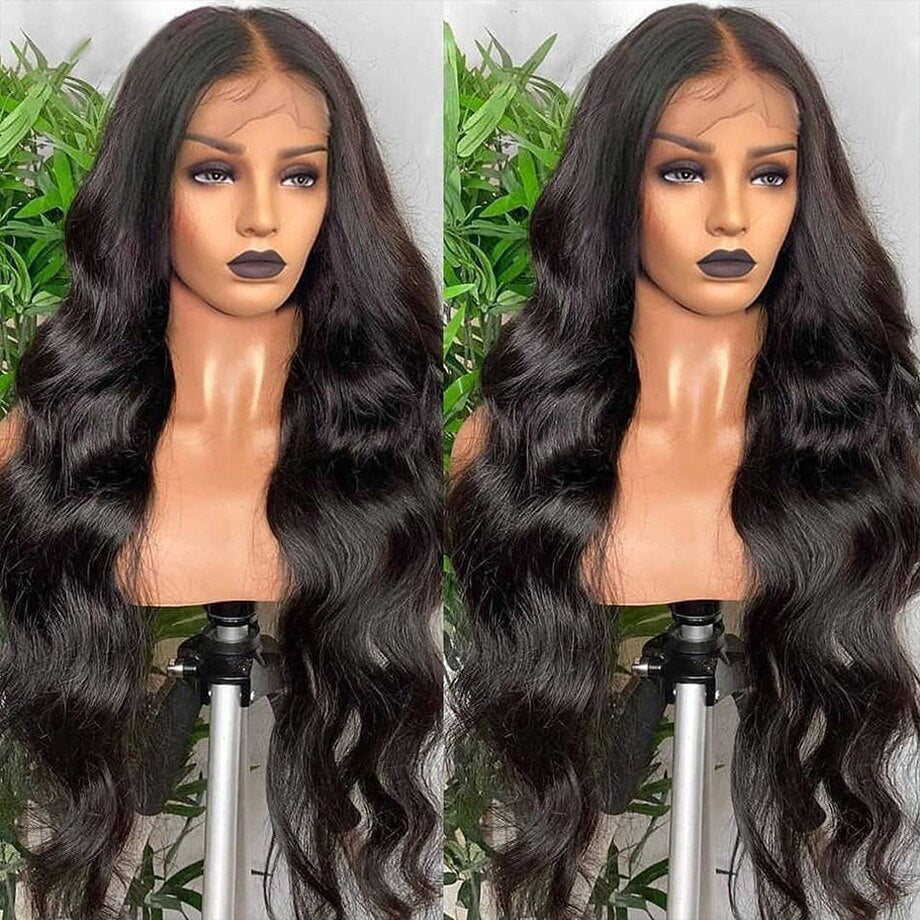 Body Wave Lace Front Wig Human Hair Wigs For Women Brazilian Preplucked Hd Frontal 180 Density 30 32 34 Inch Loose Body Wave Wig - SN Wigs & More