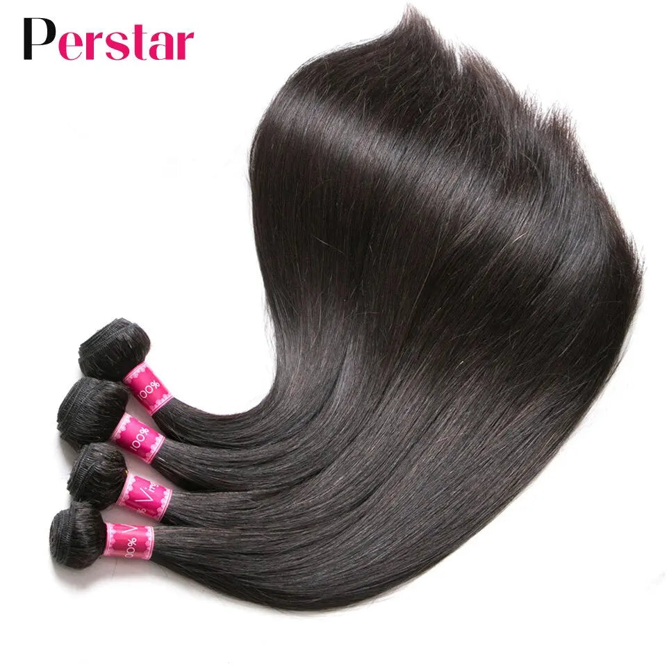 Perstar Straight Human Hair Bundles - SN Wigs & More