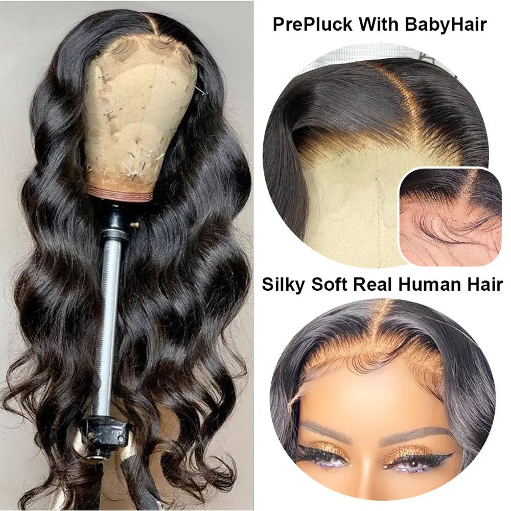 Body Wave Wig Lace Frontal Human Hair - SN Wigs & More