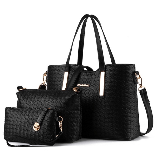 A1014  3 piece set bags 2 purse and handbags bags women handbags ladies combination bags