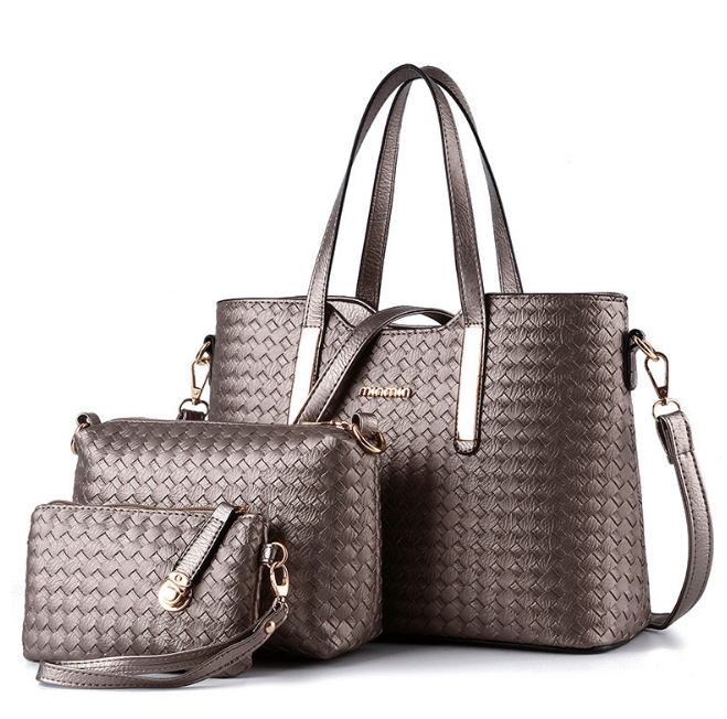 A1014  3 piece set bags 2 purse and handbags bags women handbags ladies combination bags