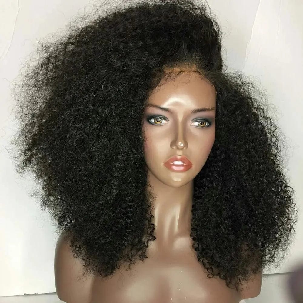 afro kinky human hair wig tangle free natural