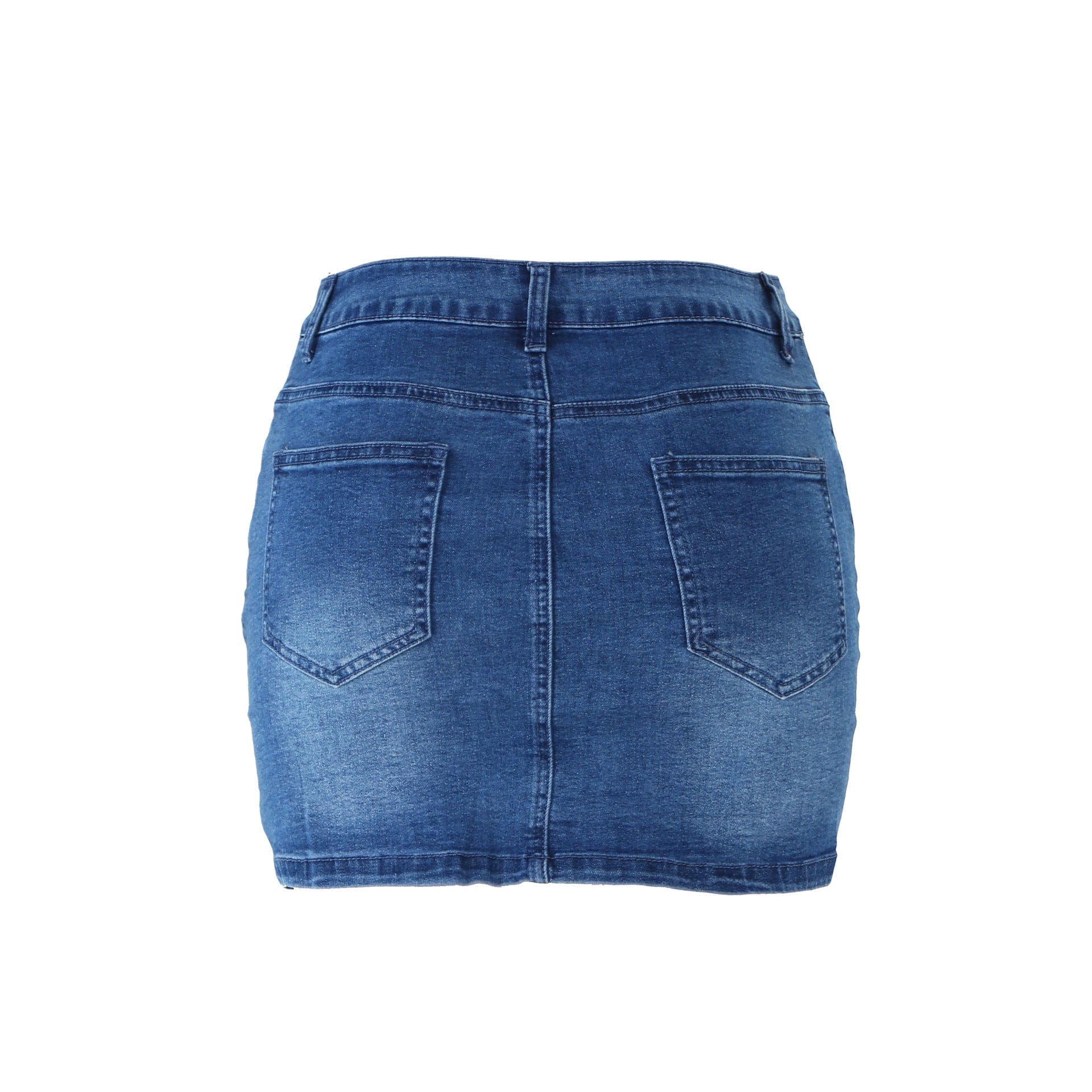 AIPA 2022 New Ladies Jeans Wrap Short Skirt Seticeo Wholesale Casual Summer Denim Skirts Women High Waist