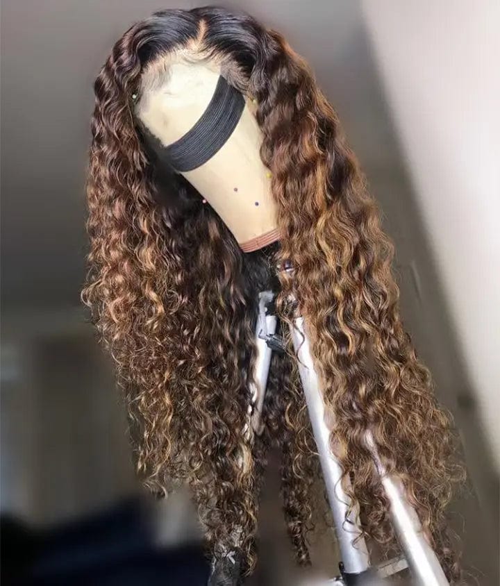 Allure Romance Long Curly Wig Highlights Hair