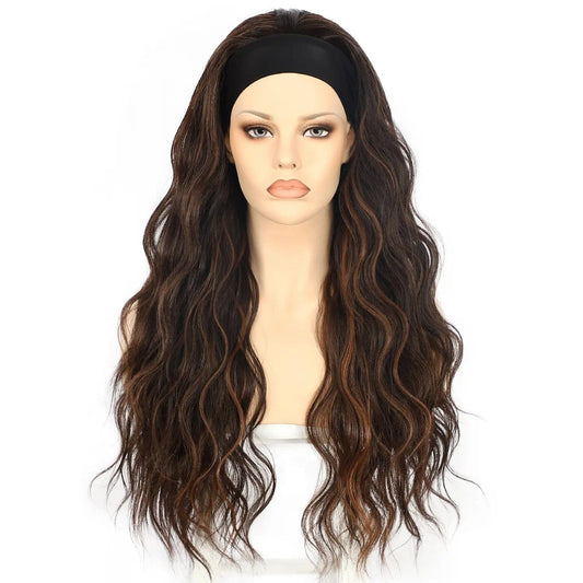 Anogol Wholesale Cheap Headband Wig