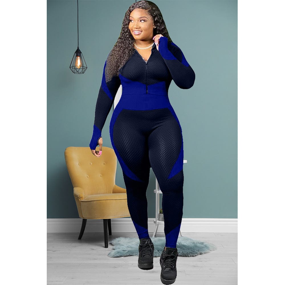 Autumn and winter new yoga suit Plus Size Jogging Outfits  two-piece fashion leisure suit