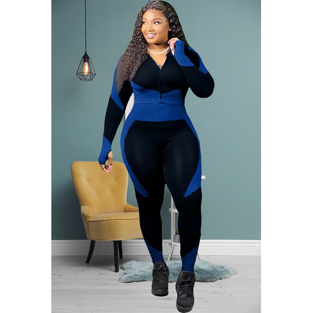 Autumn and winter new yoga suit Plus Size Jogging Outfits  two-piece fashion leisure suit