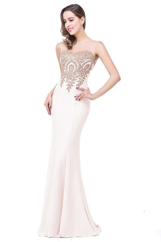 Banquet evening dress European and American sexy fishtail long backless long party dress drop shipping fulfill