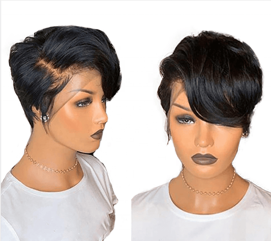 best sale pixie cut human hair wig in stock