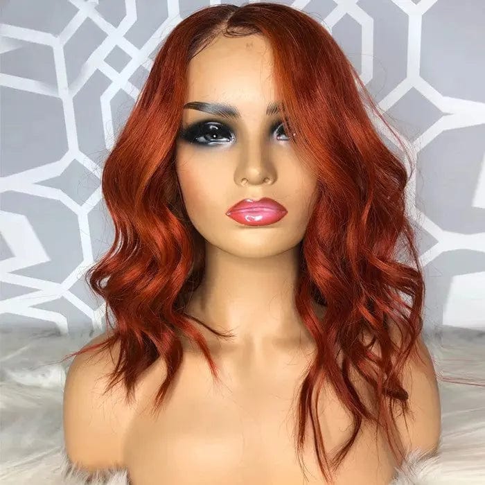 Best Selling Long Wavy Wigs Red Brown Hair