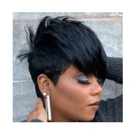 Black Amazon Hot Selling Fashion Personalized Black Short Hair Wig