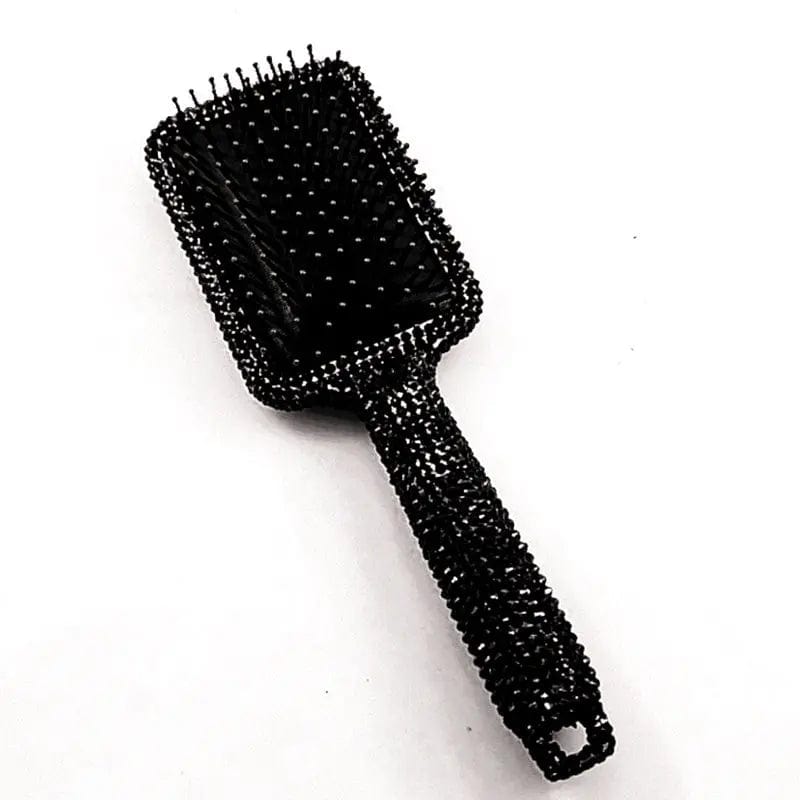 Black Bling Brush And Comb