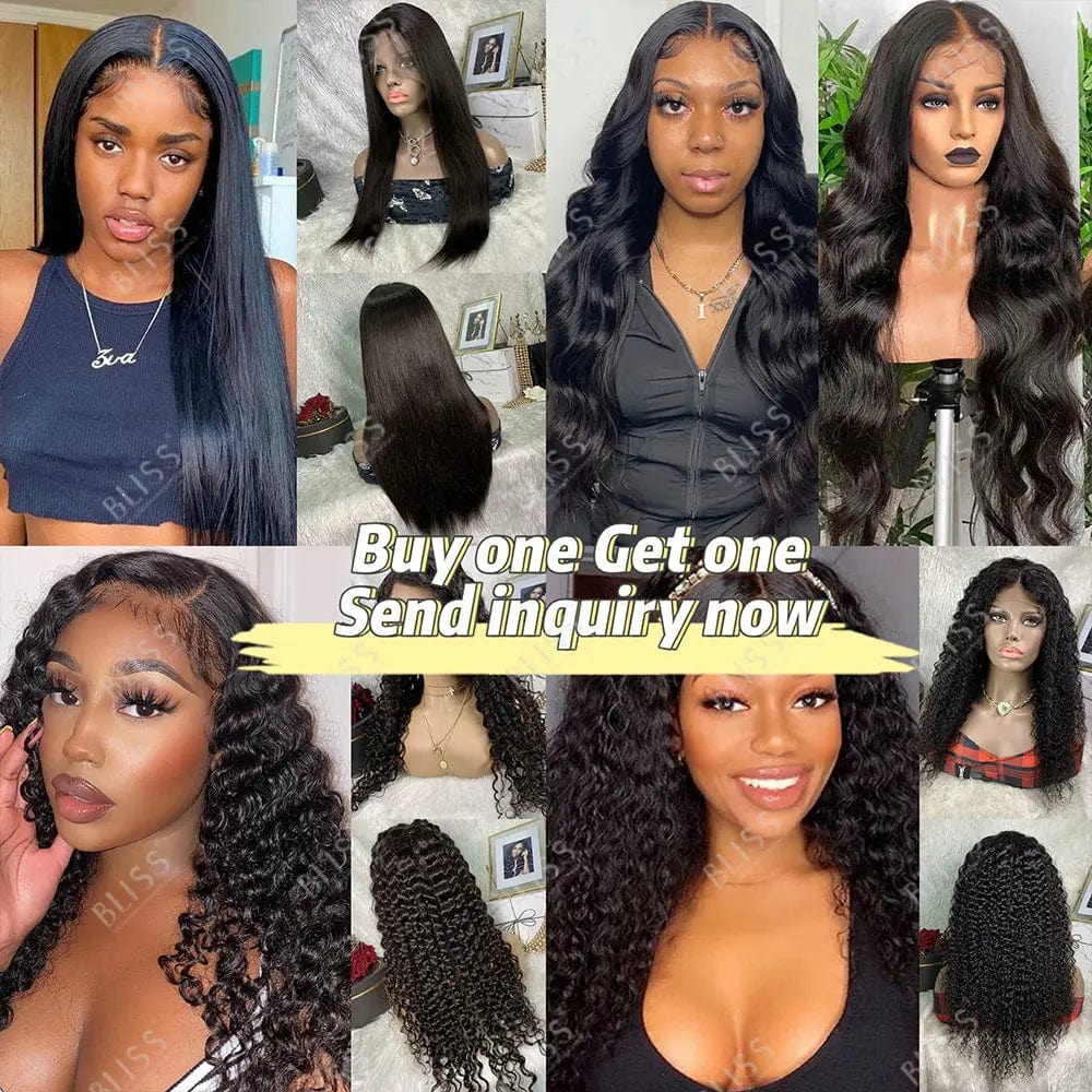 Bliss Human Hair Lace Front Wigs Closure Bob Wigs