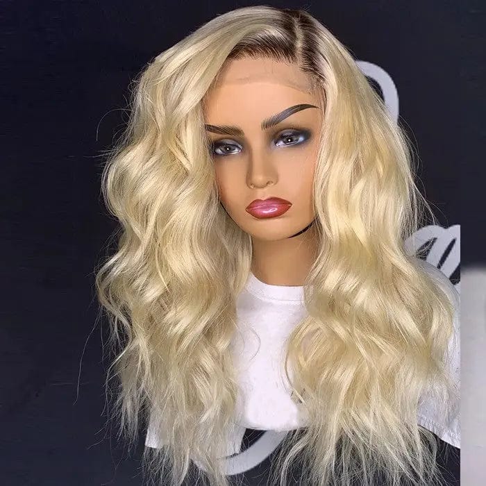 Blonde Black Ombre Loose Wave Wig