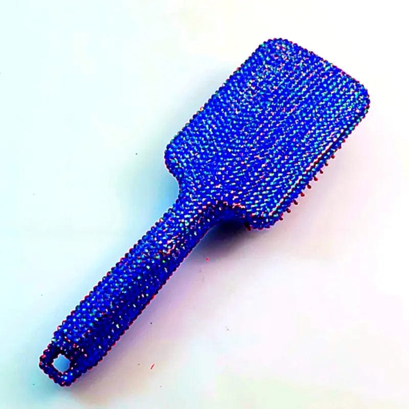 Blue Bling Brush And Comb