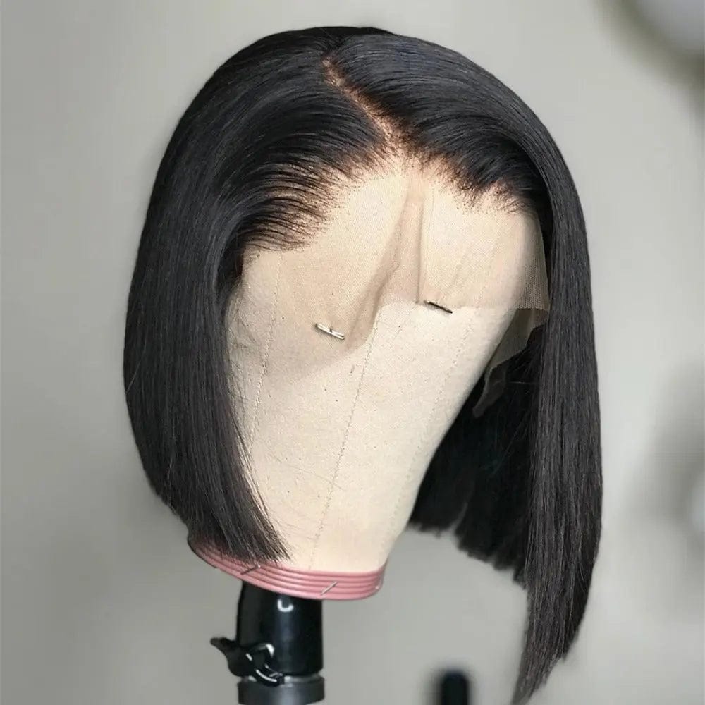 Bob Cut Wigs 100 Human Hair,13*4 Lace Front Bob