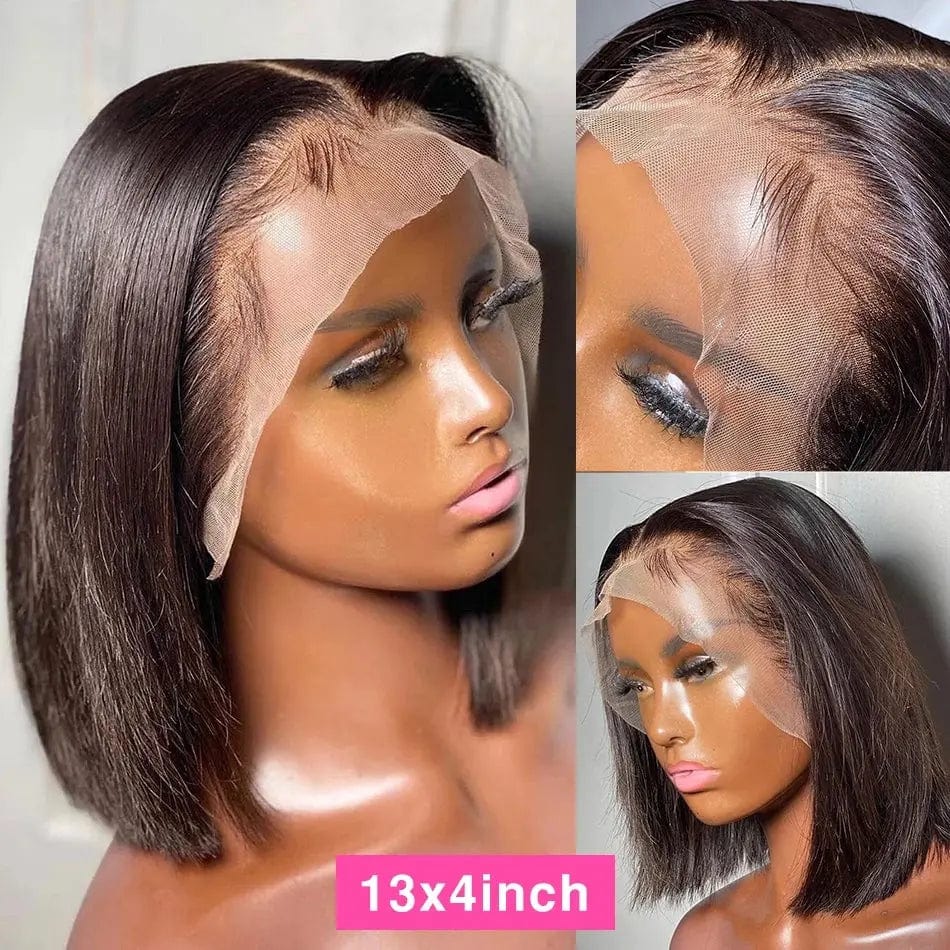 Bob Hd Lace Wig 100% Virgin Human Hair