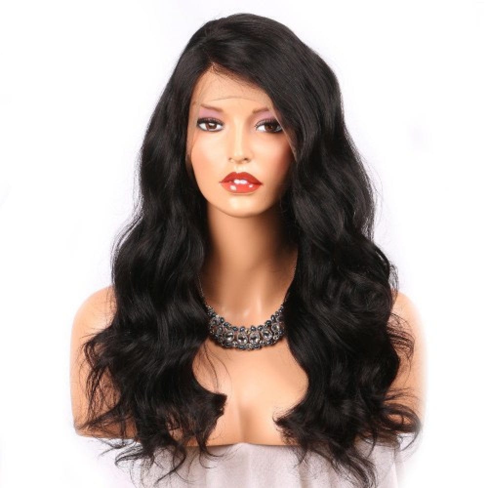 Body Wave 360 Lace Front Wigs Human Hair Pre Plucked Bleached Knots 360 Lace Frontal Wig Free Part 180% Density