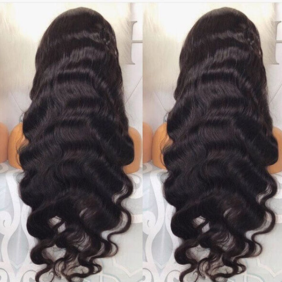 Body Wave 5x5 Transparent Lace Closure Frontal Wig Human Hair Glueless Brazilian Virgin Natural Human Hair Wigs Vendor Stock