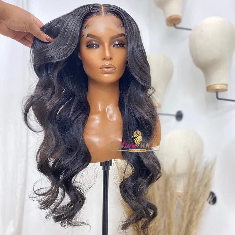 Body Wave HD Transparent 5*5 Lace Closure Wigs