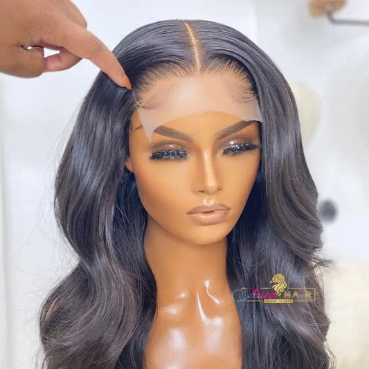 Body Wave HD Transparent 5*5 Lace Closure Wigs