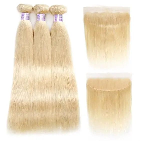 Brazilian 10A 613 Human Hair Blend Bundles