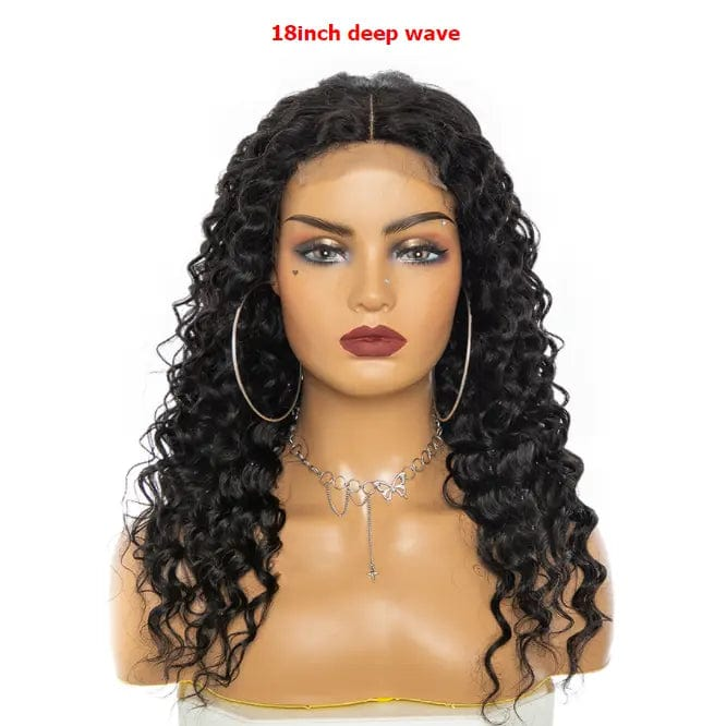 Brazilian Hair Deep Curly Human Hair Lace Wig