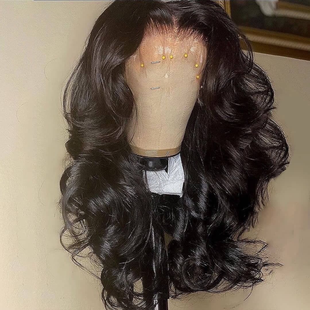 Brazilian Human Hair Wig Bundles With Closure Virgin Cuticle Aligned Hair Loose Wave Wig 200% Density Vendor