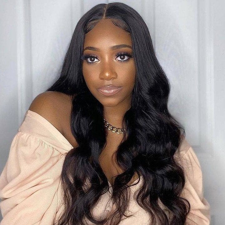 Brazilian Human Hair Wig Bundles With Closure Virgin Cuticle Aligned Hair Loose Wave Wig 200% Density Vendor