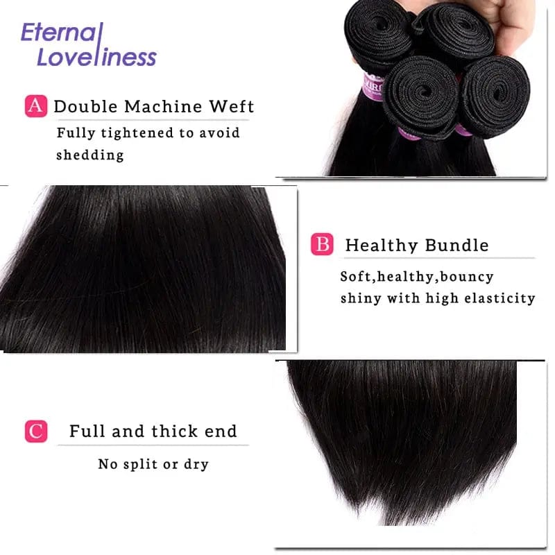 Brazilian Straight Human Hair Bundle