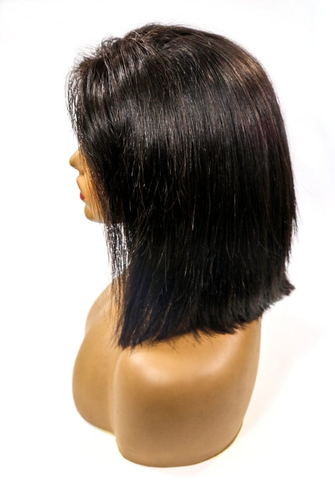 Brazilian Virgin Bob Lace Closure Front Wigs Human Hair for Black Women Glueless Pre Plucked with Baby Hair Short Bob Straight