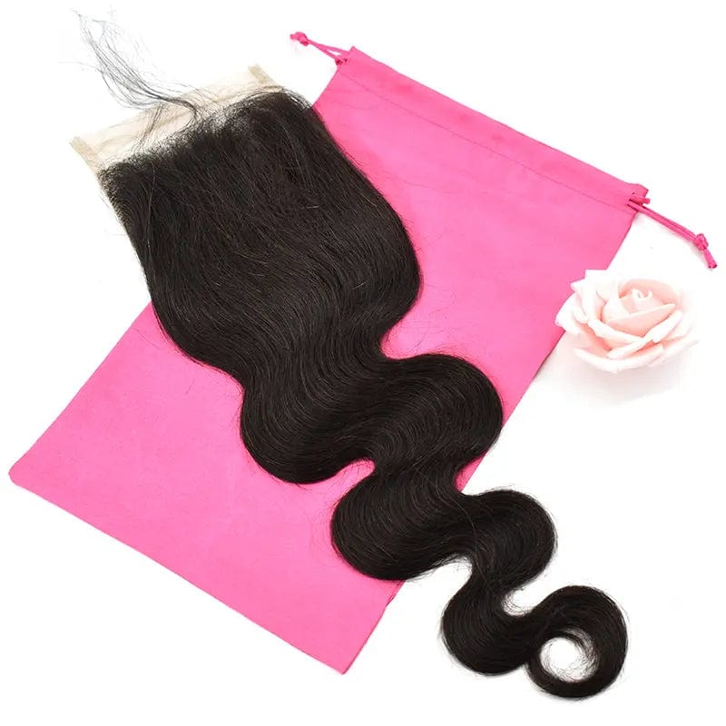 Bundle Deal 22in+24in+26in+18in Lace Closure / Natural Black 100%  natural Human Hair