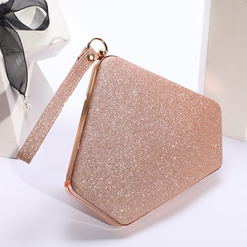 champagne French new fashion dinner bag ladies fashion evening dress handbag silver clutch bag evening bags