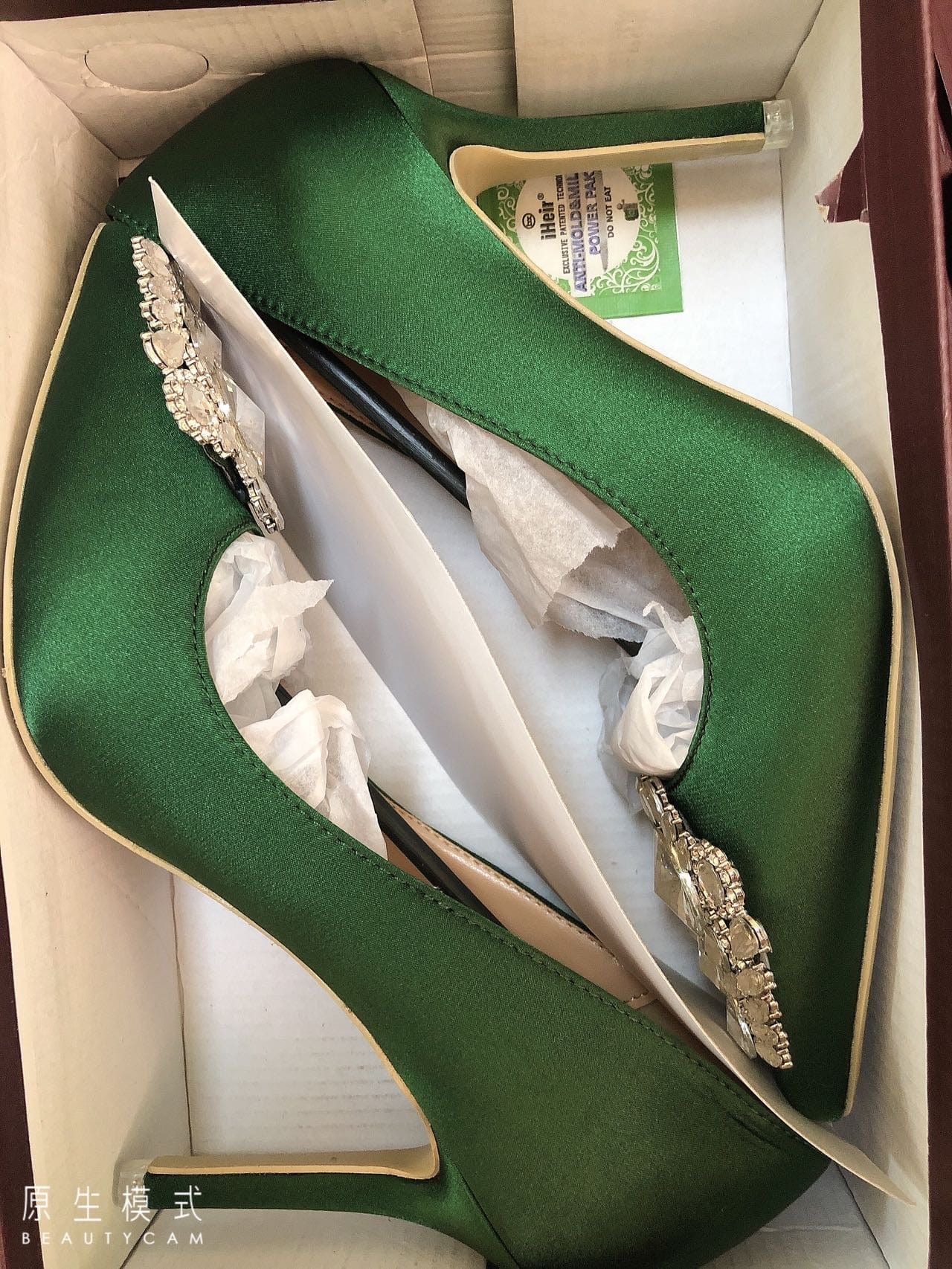 Chaussures a Talons Vert Tacones De Mujer Bling Rhinestone Green Elegant Women Wedding High Heels for Ladies Pumps Shoes