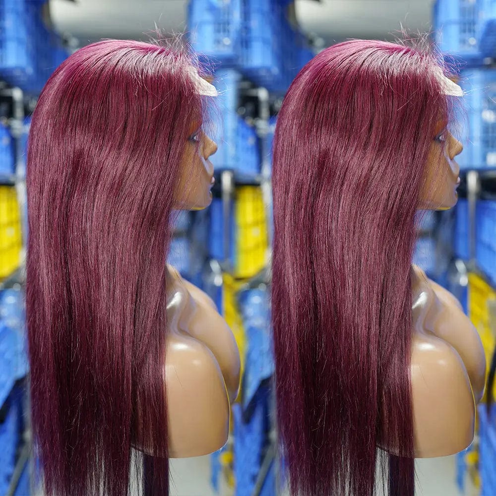 Cheap 100% Raw Pre Plucked Lace Pink Wig