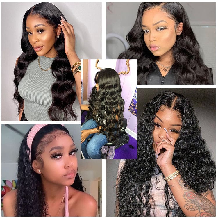 Cheap Wholesale Hair Wigs Human Lace Front Closure Brazilian Transparent Lace Closure Human Hair Wigs For Black Women