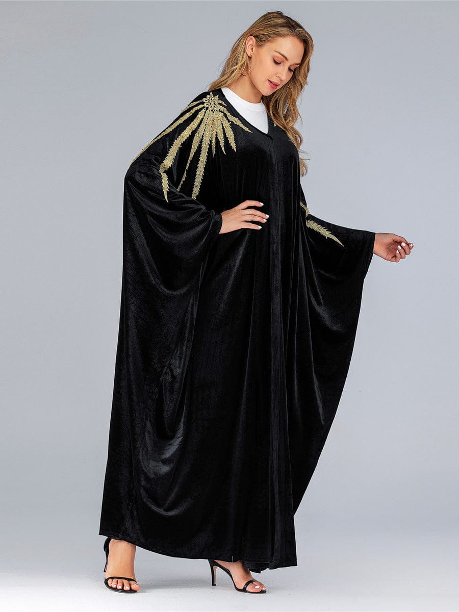 Cm123 High Quality Long Sleeve Long Dress Abaya Muslim Dresses Dubai Dress