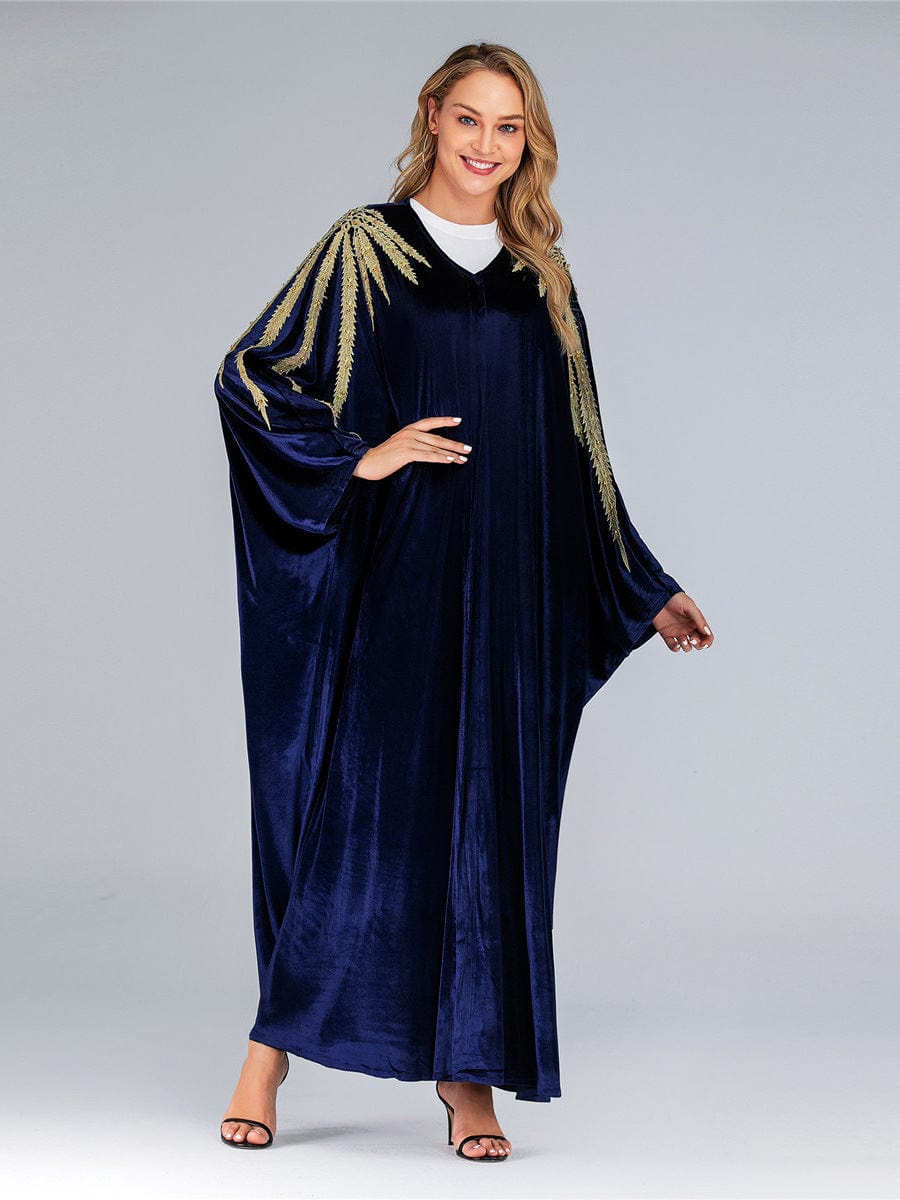 Cm123 High Quality Long Sleeve Long Dress Abaya Muslim Dresses Dubai Dress