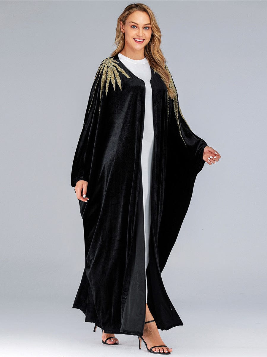 Cm123 High Quality Long Sleeve Long Dress Abaya Muslim Dresses Dubai Dress